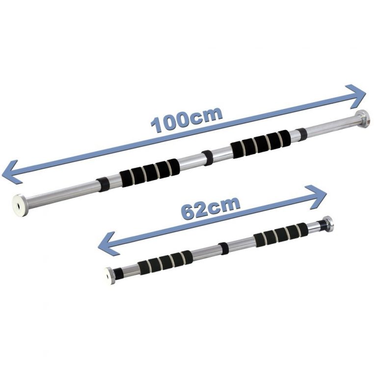 KAIDIDA Barre de Traction Porte Sans Perçage Réglable 96-130 cm - Capacité de Charge 200 kg